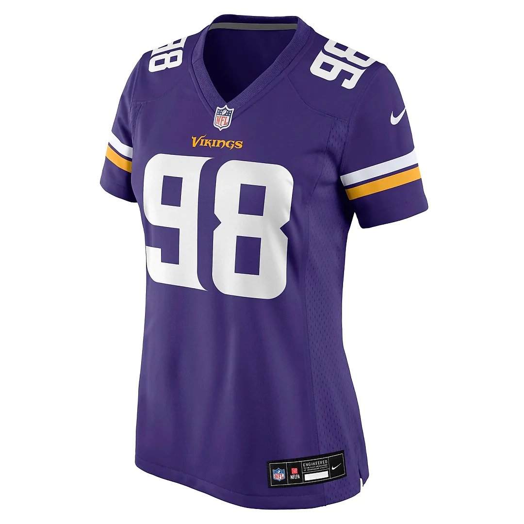 Zennovawear Bo Richter Minnesota Vikings Women's Team Game Jersey - Purple