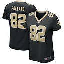 Zennovawear Bob Pollard New Orleans Saints Women's Game Retired Player Jersey - Black