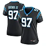 Zennovawear Bobby Brown III Carolina Panthers Women's Team Game Jersey - Black