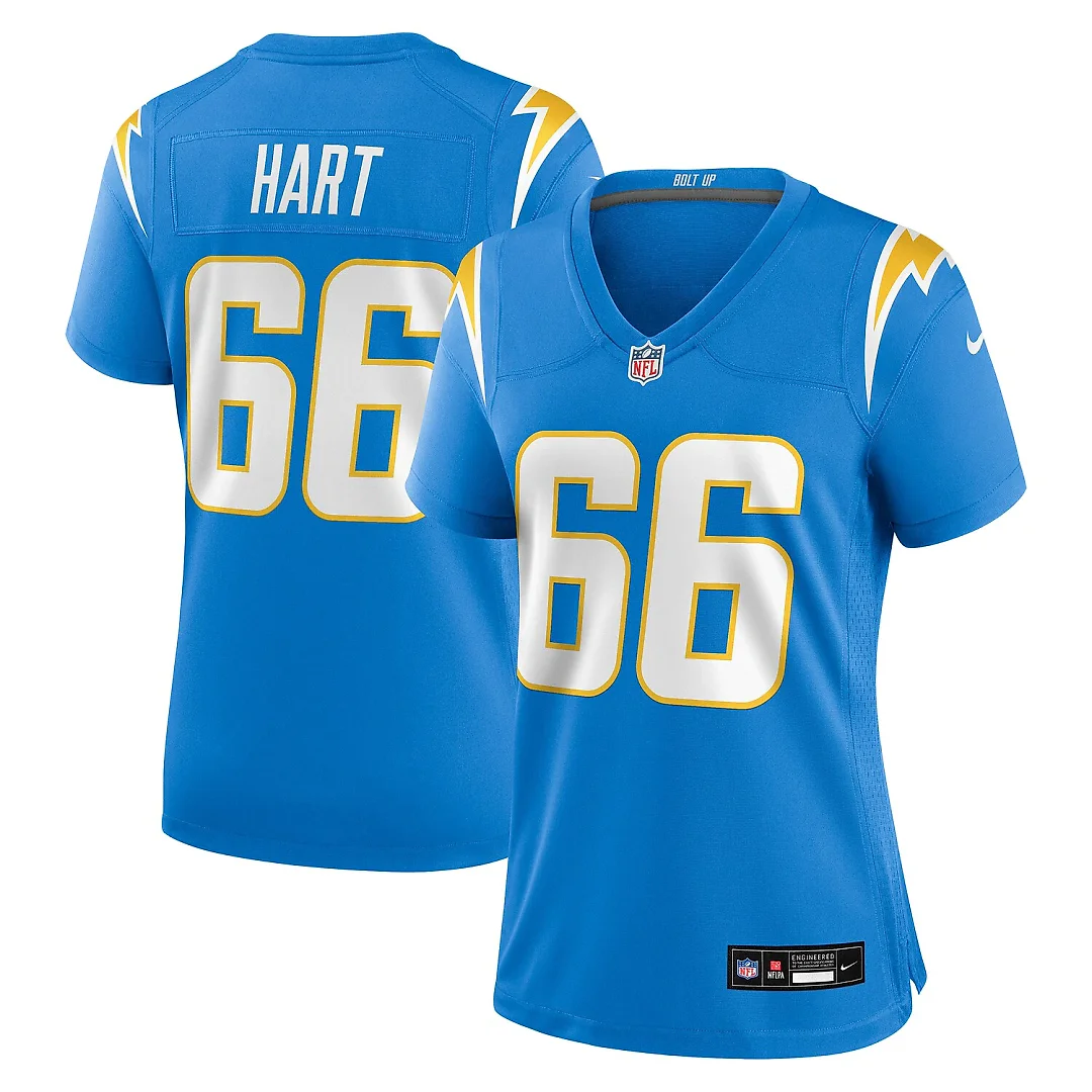 Zennovawear Bobby Hart Los Angeles Chargers Women's Team Game Jersey - Powder Blue