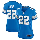 Zennovawear Bobby Layne Detroit Lions Women's Retired Player Game Jersey - Blue
