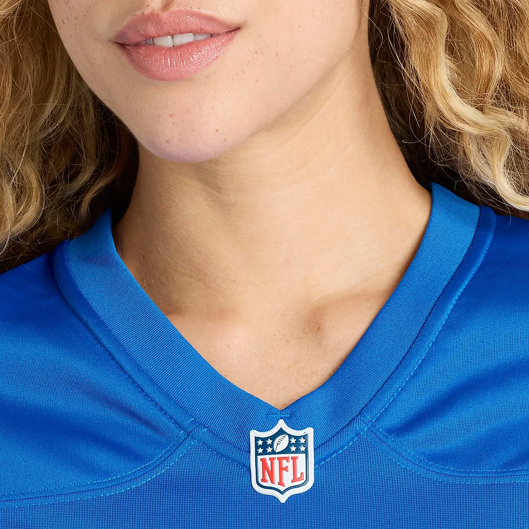 Zennovawear Bobby Layne Detroit Lions Women's Retired Player Game Jersey - Blue