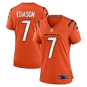 Zennovawear Boomer Esiason Cincinnati Bengals Women's Retired Game Jersey - Orange