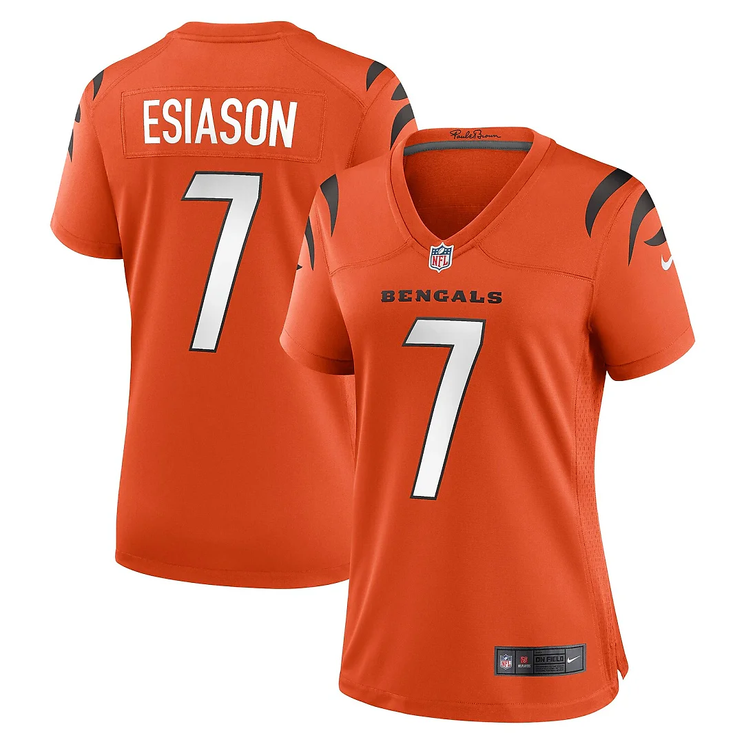 Zennovawear Boomer Esiason Cincinnati Bengals Women's Retired Game Jersey - Orange