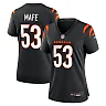 Zennovawear Boye Mafe Cincinnati Bengals Women's Team Game Jersey - Black