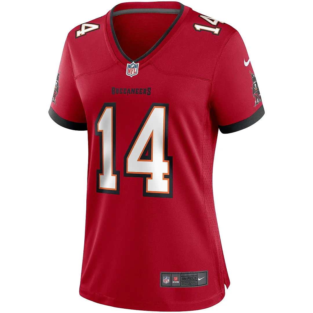 Zennovawear Brad Johnson Tampa Bay Buccaneers Women's Game Retired Player Jersey - Red