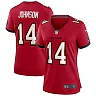 Zennovawear Brad Johnson Tampa Bay Buccaneers Women's Game Retired Player Jersey - Red