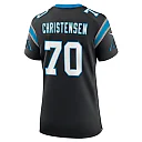 Zennovawear Brady Christensen Carolina Panthers Women's Team Game Jersey - Black