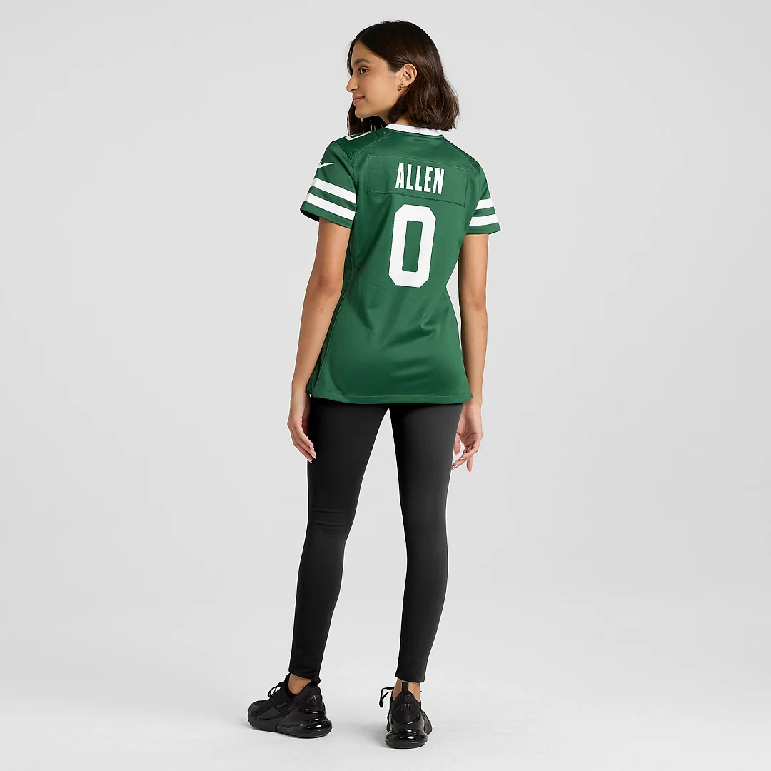 Zennovawear Braelon Allen New York Jets Women's Game Jersey - Legacy Green