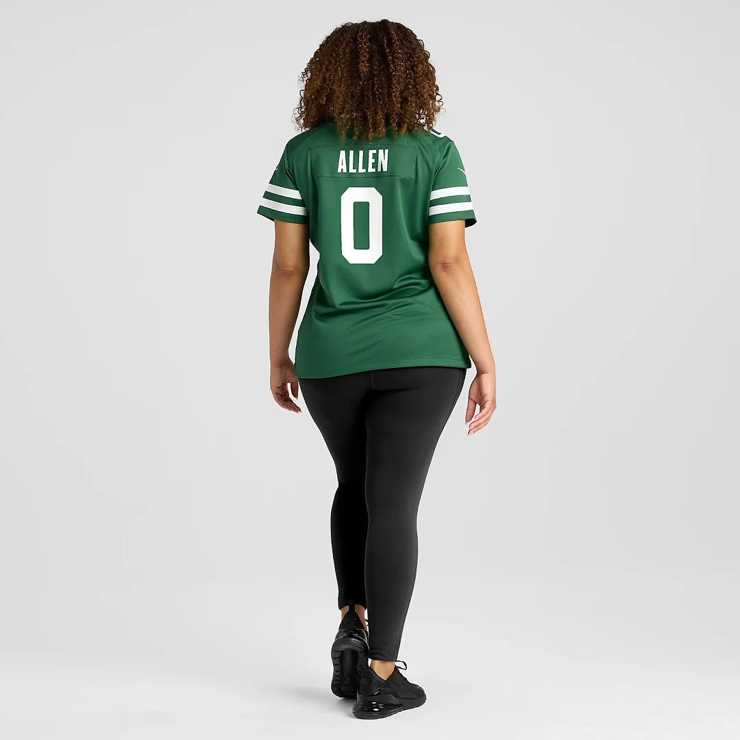 Zennovawear Braelon Allen New York Jets Women's Game Jersey - Legacy Green
