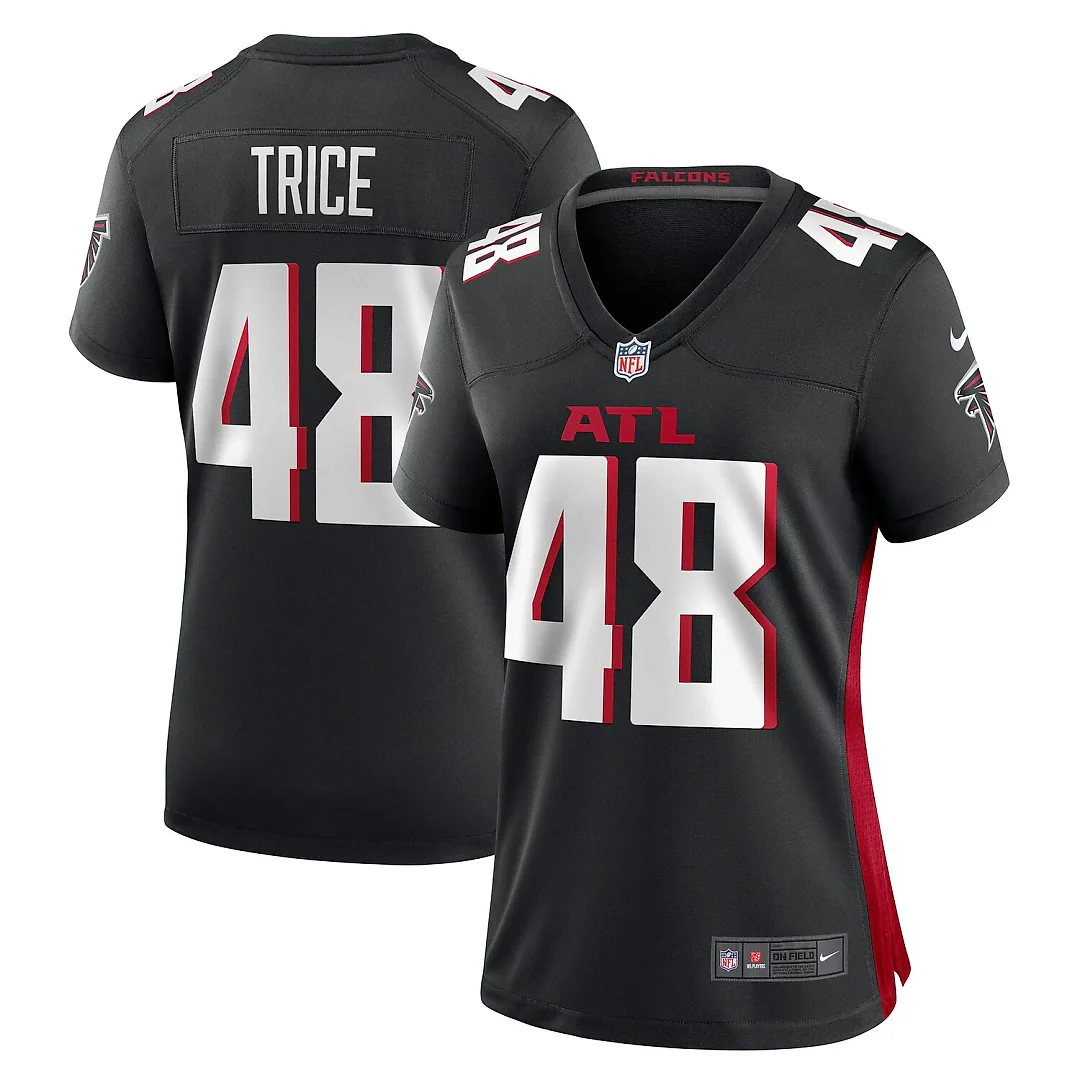 Zennovawear Bralen Trice Atlanta Falcons Women's Game Jersey - Black