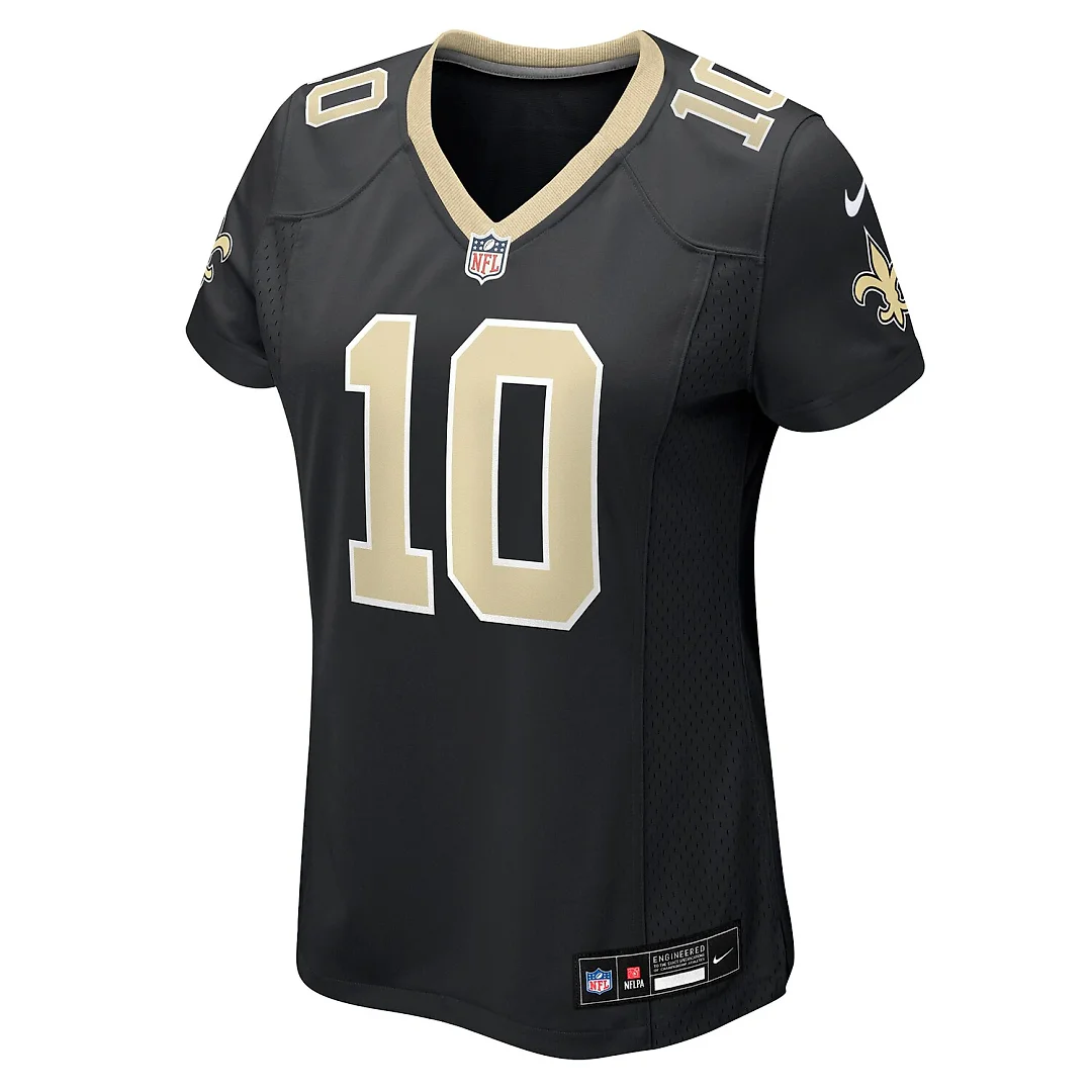 Zennovawear Brandin Cooks New Orleans Saints Women's Team Game Jersey - Black