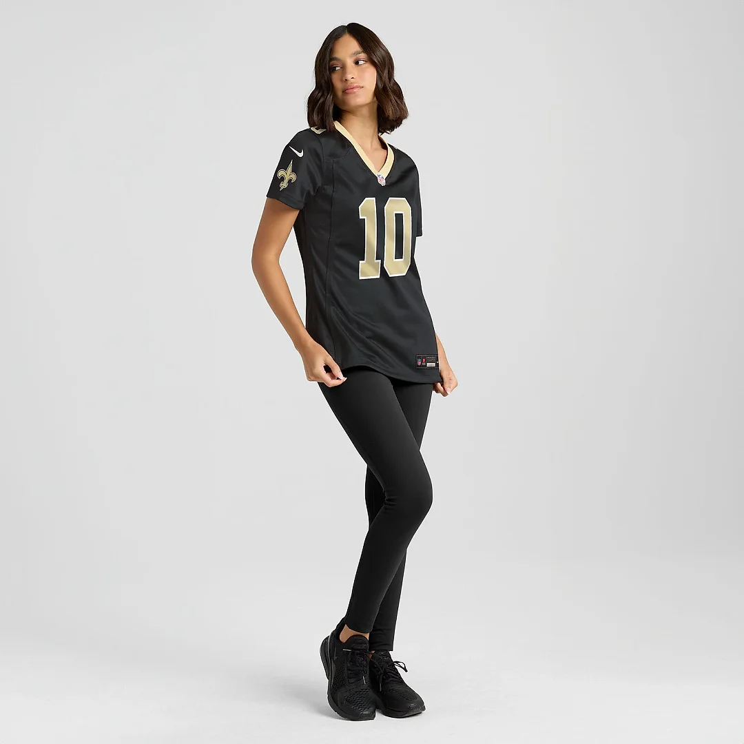 Zennovawear Brandin Cooks New Orleans Saints Women's Team Game Jersey - Black