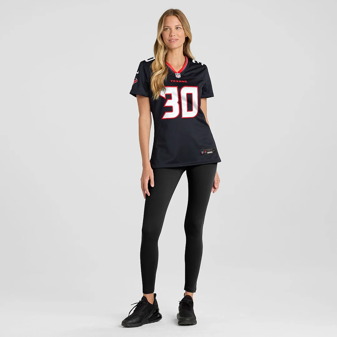 Zennovawear Brandon Codrington Houston Texans Women's Team Game Jersey - Navy