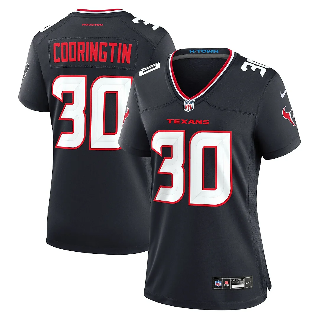 Zennovawear Brandon Codrington Houston Texans Women's Team Game Jersey - Navy