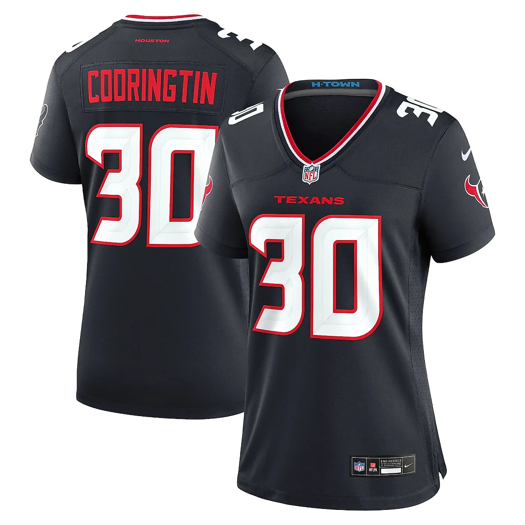 Zennovawear Brandon Codrington Houston Texans Women's Team Game Jersey - Navy