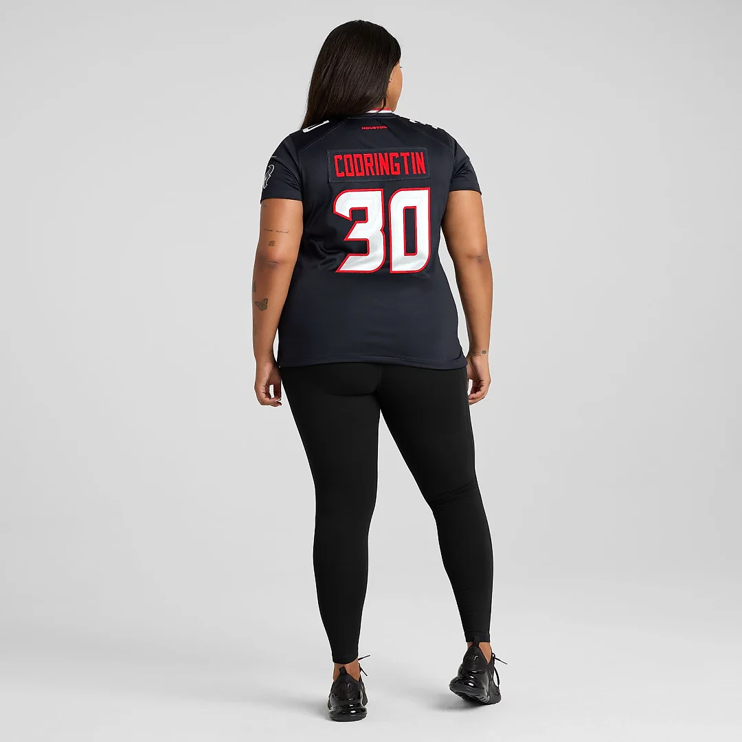 Zennovawear Brandon Codrington Houston Texans Women's Team Game Jersey - Navy