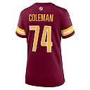 Zennovawear Brandon Coleman Washington Commanders Women's Team Game Jersey - Burgundy