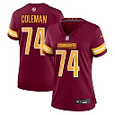 Zennovawear Brandon Coleman Washington Commanders Women's Team Game Jersey - Burgundy