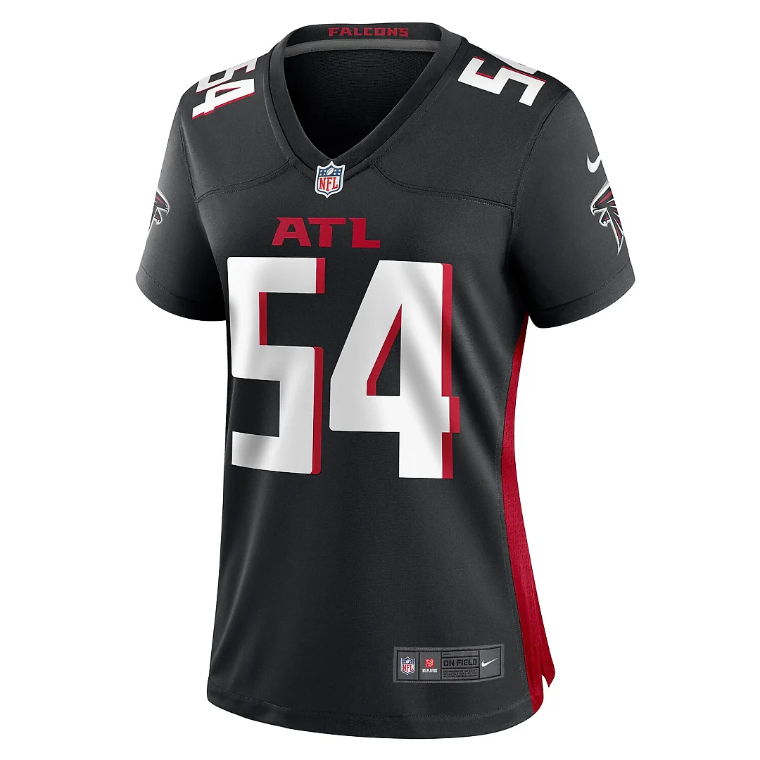 Zennovawear Brandon Dorlus Atlanta Falcons Women's Team Game Jersey - Black