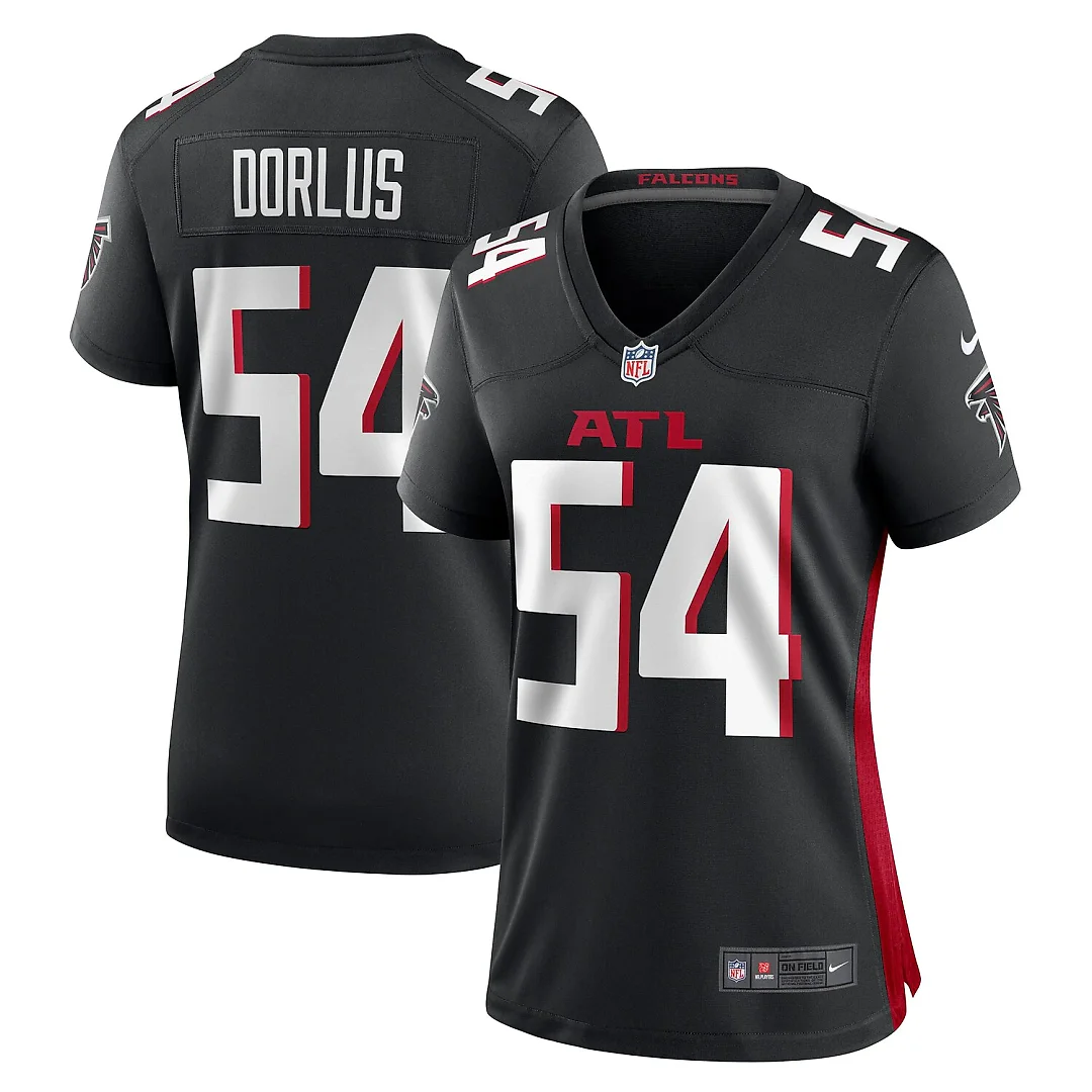 Zennovawear Brandon Dorlus Atlanta Falcons Women's Team Game Jersey - Black