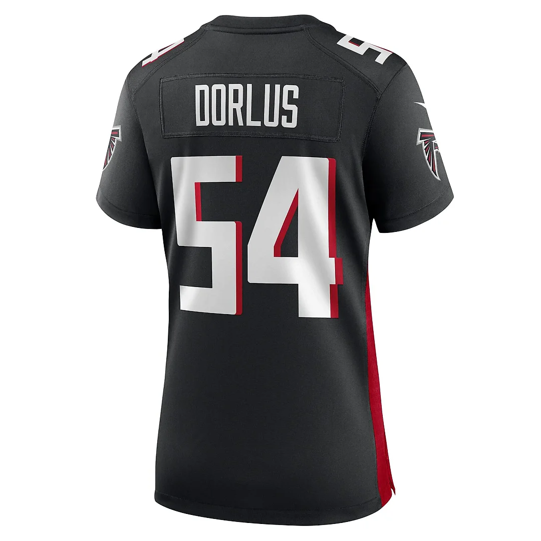 Zennovawear Brandon Dorlus Atlanta Falcons Women's Team Game Jersey - Black