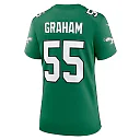 Zennovawear Brandon Graham Philadelphia Eagles Women's Alternate Game Jersey - Kelly Green