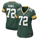 Zennovawear Brant Banks Green Bay Packers Women's Team Game Jersey - Green