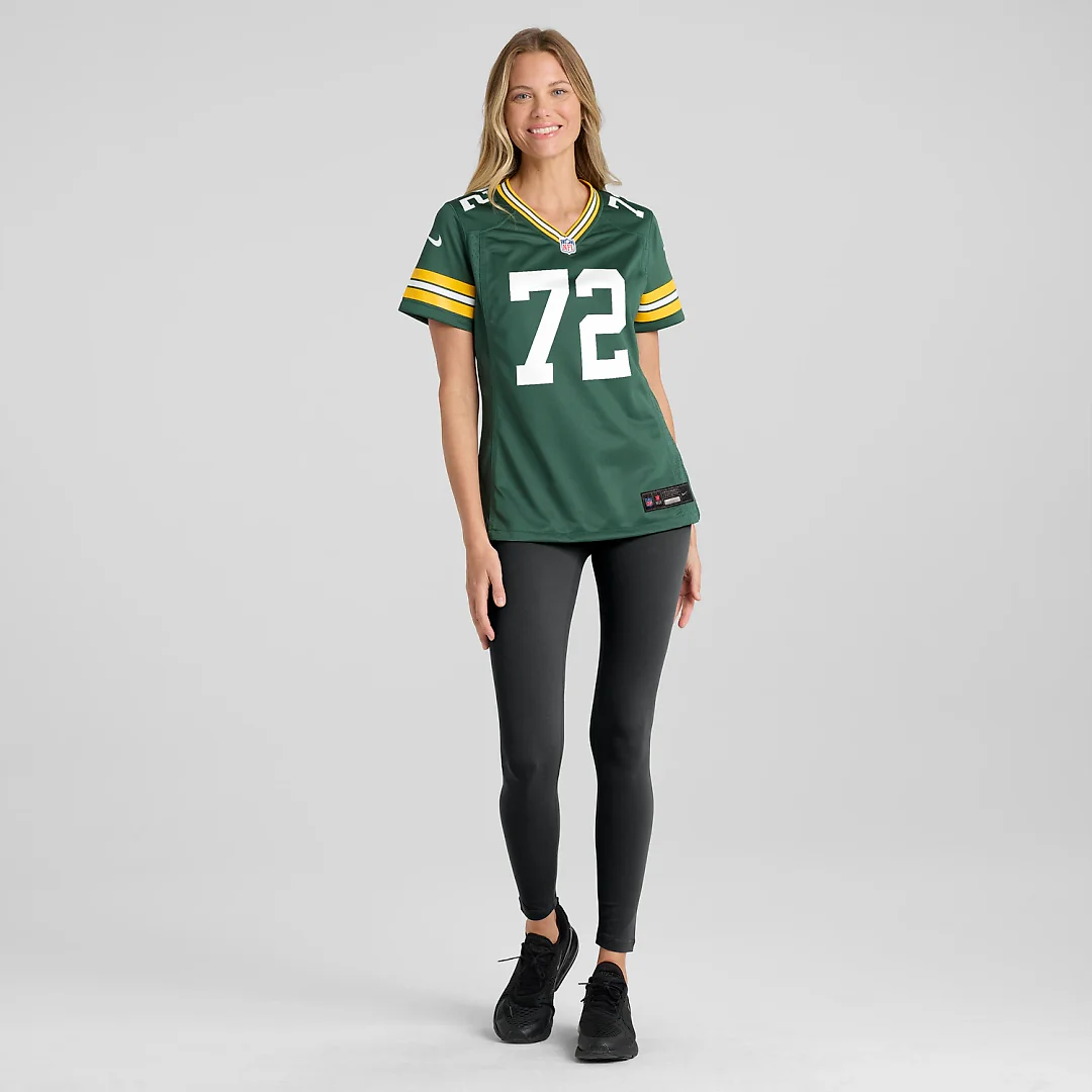 Zennovawear Brant Banks Green Bay Packers Women's Team Game Jersey - Green