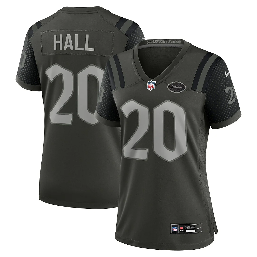Zennovawear Breece Hall New York Jets Women's 2025 Rivalries Collection Game Jersey - Gotham Green