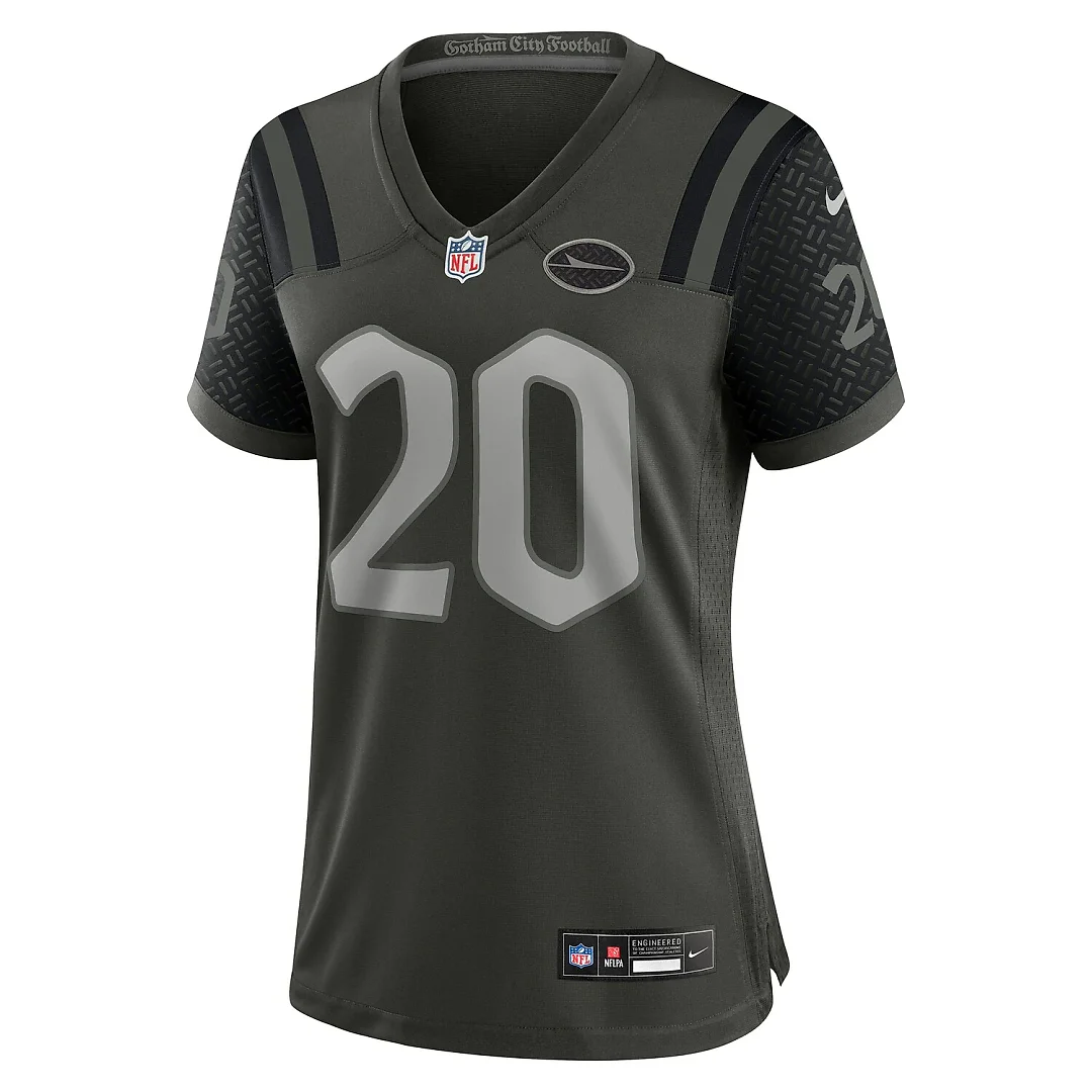 Zennovawear Breece Hall New York Jets Women's 2025 Rivalries Collection Game Jersey - Gotham Green