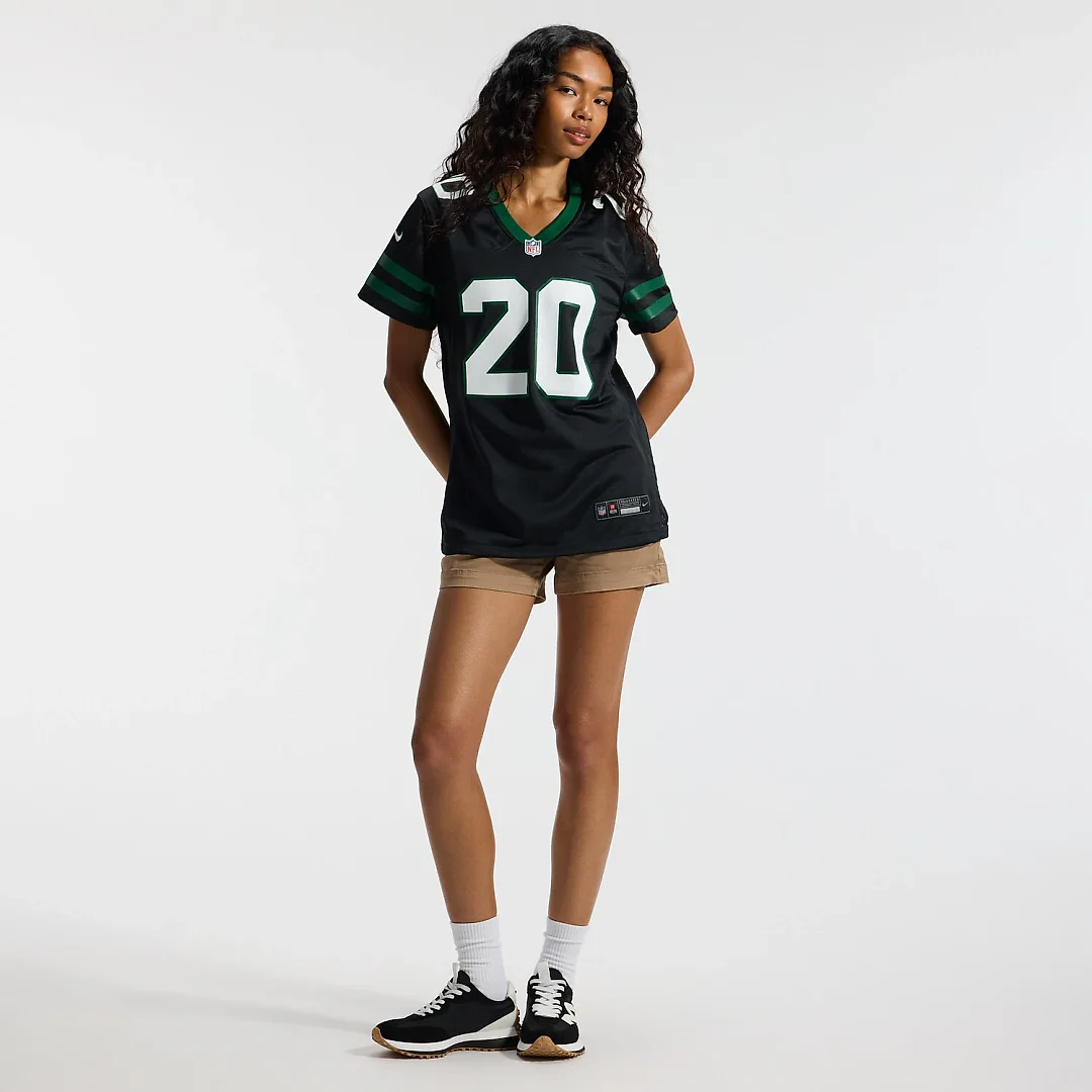Zennovawear Breece Hall New York Jets Women's Alternate Game Jersey - Legacy Black