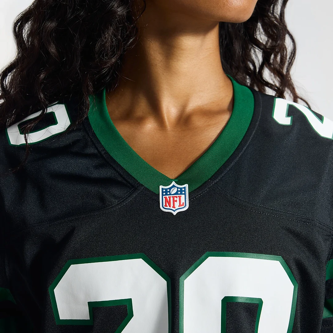 Zennovawear Breece Hall New York Jets Women's Alternate Game Jersey - Legacy Black