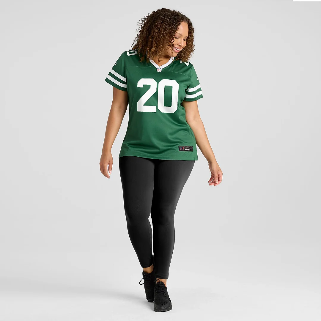 Zennovawear Breece Hall New York Jets Women's Game Jersey - Legacy Green