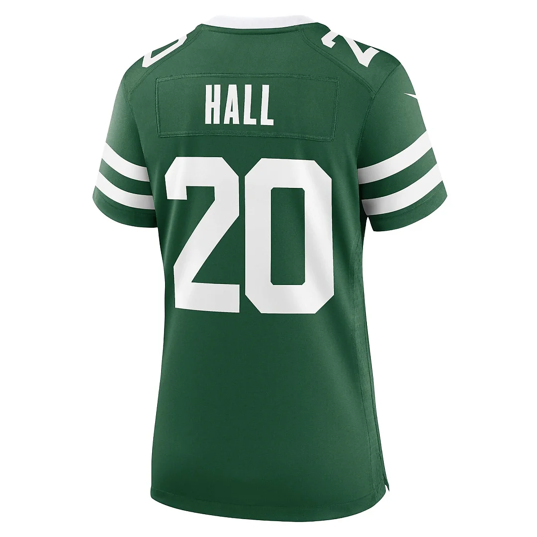Zennovawear Breece Hall New York Jets Women's Game Jersey - Legacy Green