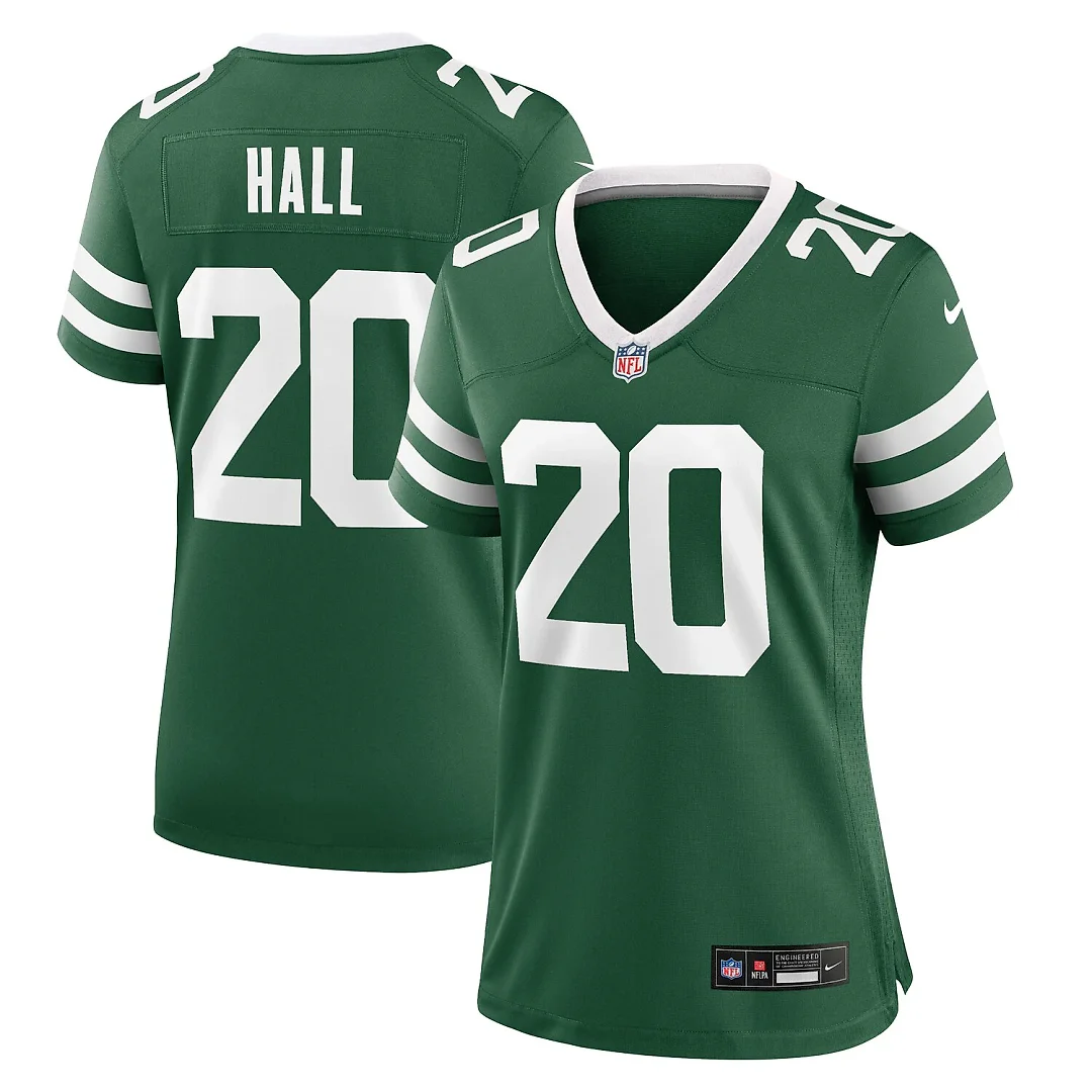 Zennovawear Breece Hall New York Jets Women's Game Jersey - Legacy Green