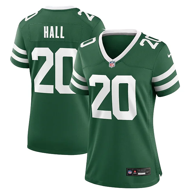 Zennovawear Breece Hall New York Jets Women's Game Jersey - Legacy Green