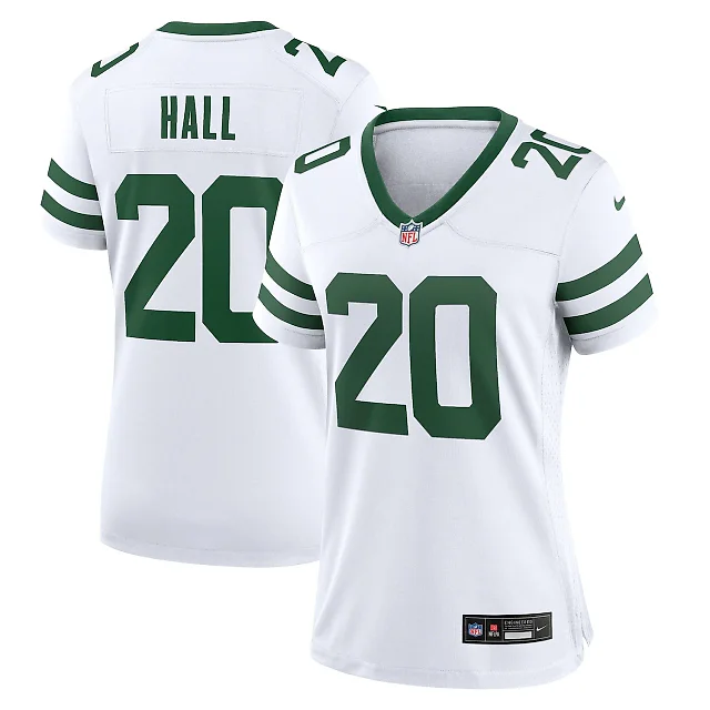 Zennovawear Breece Hall New York Jets Women's Game Jersey - Legacy White