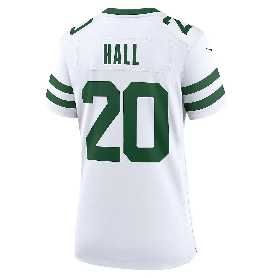 Zennovawear Breece Hall New York Jets Women's Game Jersey - Legacy White