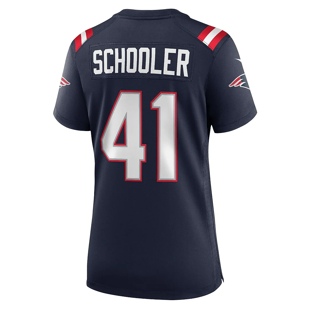Zennovawear Brenden Schooler New England Patriots Women's Game Jersey - Navy