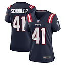 Zennovawear Brenden Schooler New England Patriots Women's Game Jersey - Navy