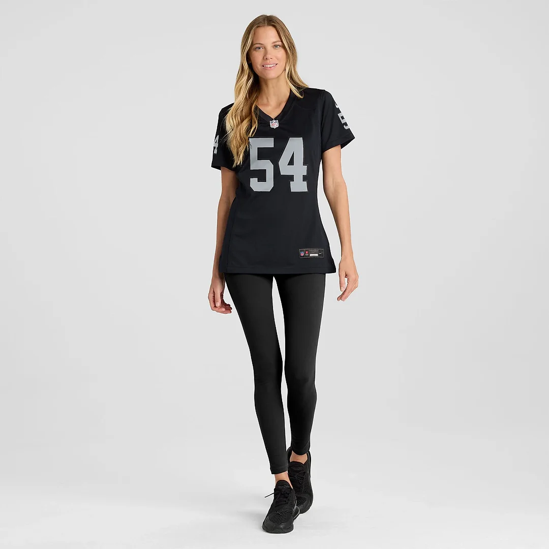 Zennovawear Brennan Jackson Las Vegas Raiders Women's Team Game Jersey - Black
