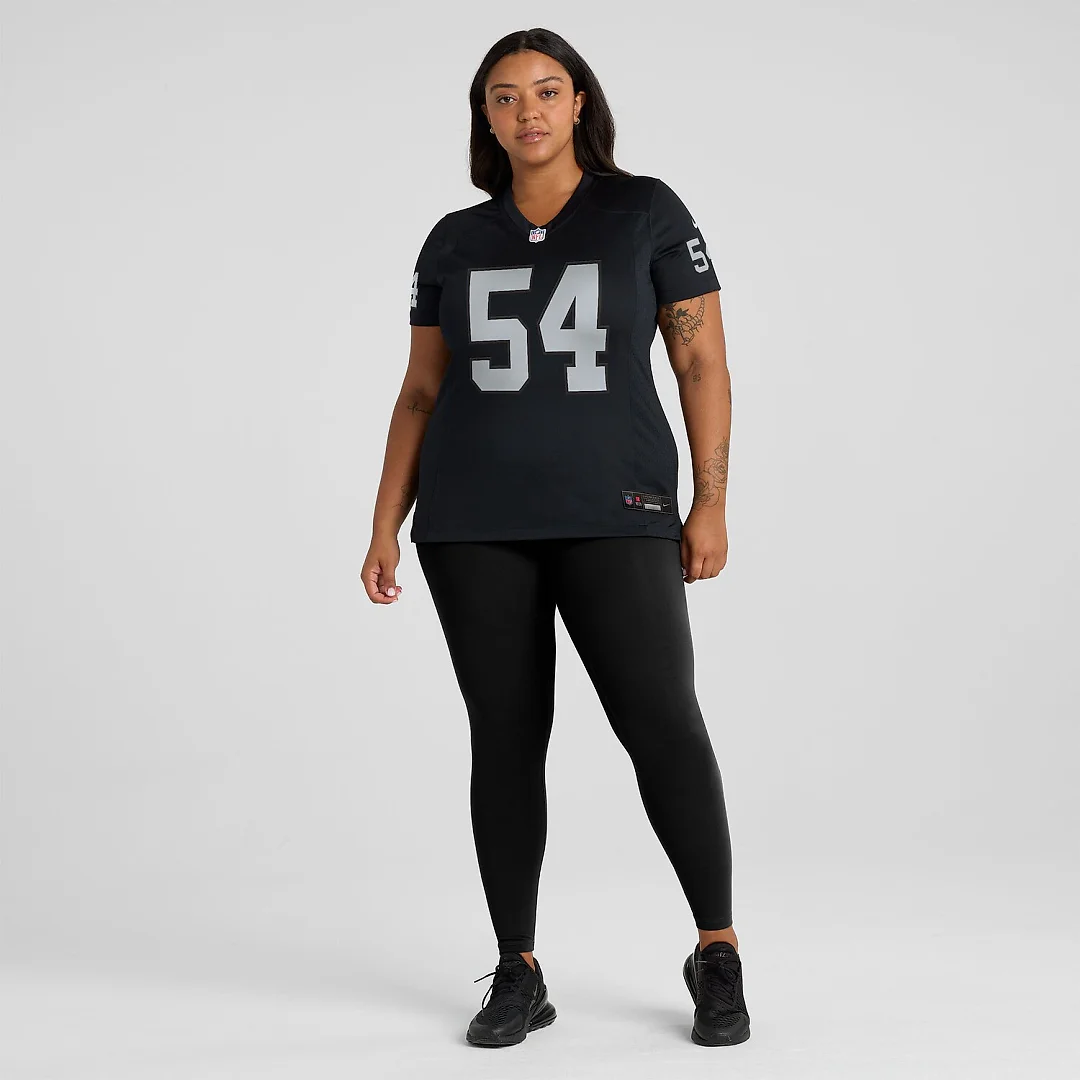 Zennovawear Brennan Jackson Las Vegas Raiders Women's Team Game Jersey - Black