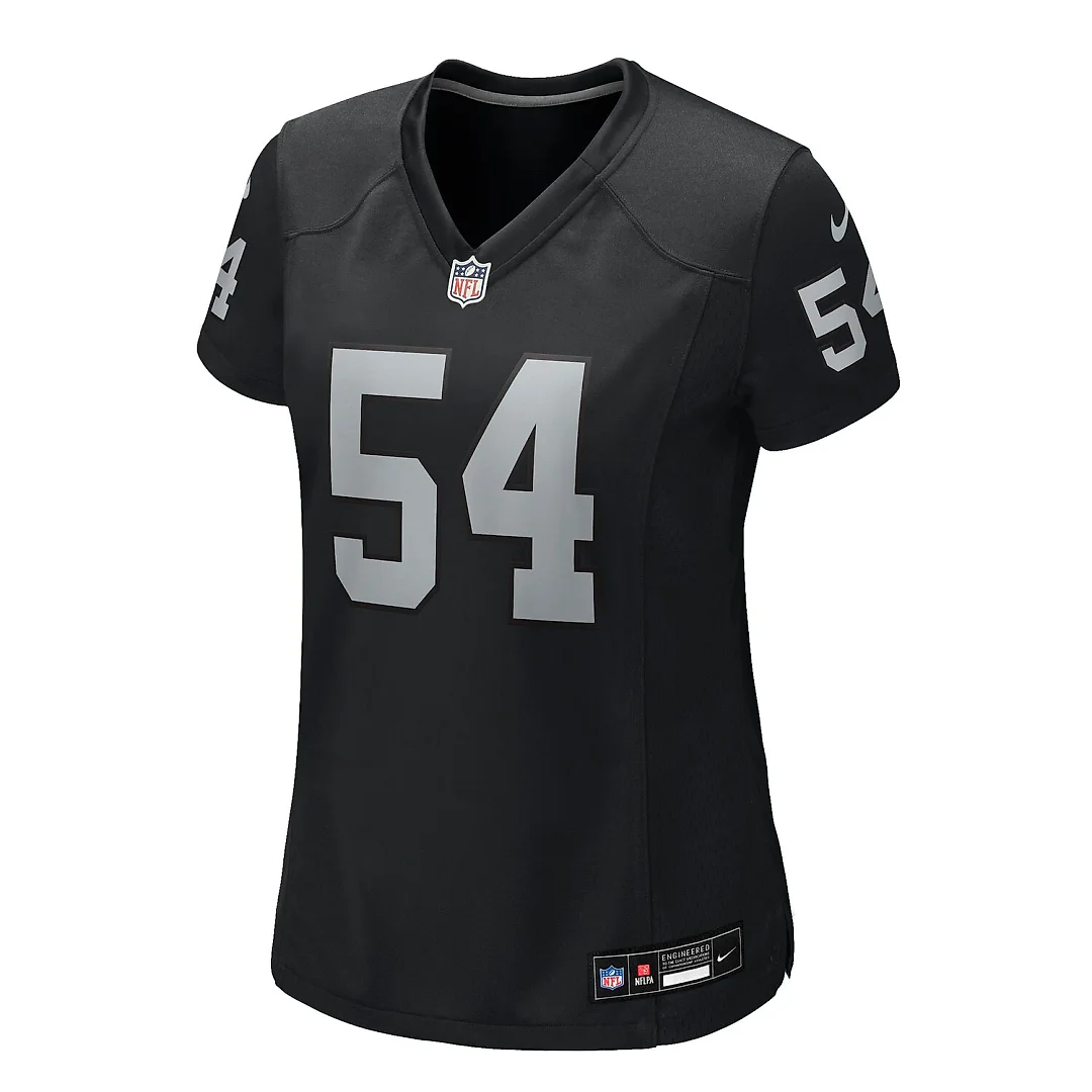 Zennovawear Brennan Jackson Las Vegas Raiders Women's Team Game Jersey - Black
