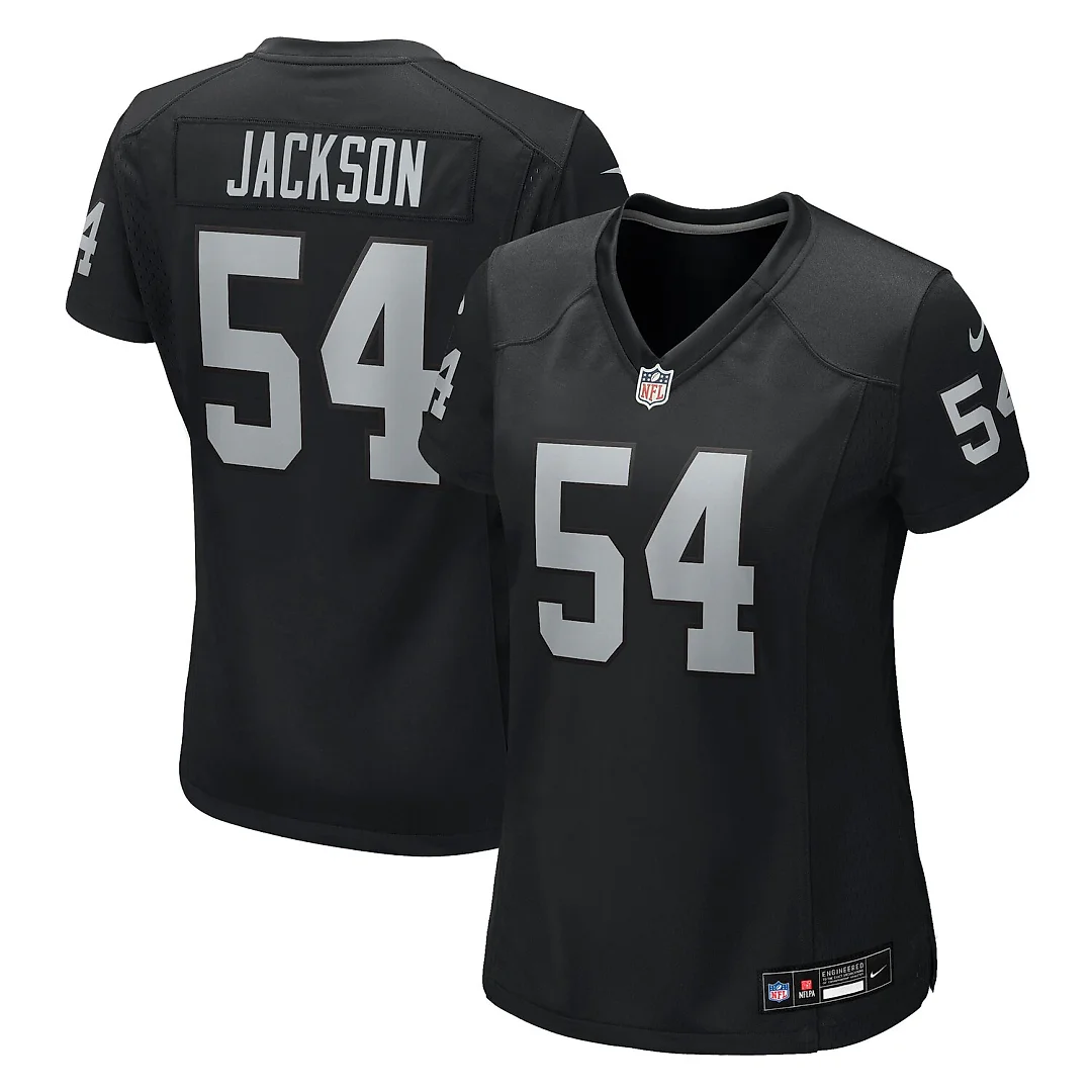 Zennovawear Brennan Jackson Las Vegas Raiders Women's Team Game Jersey - Black