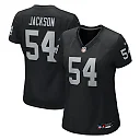 Zennovawear Brennan Jackson Las Vegas Raiders Women's Team Game Jersey - Black