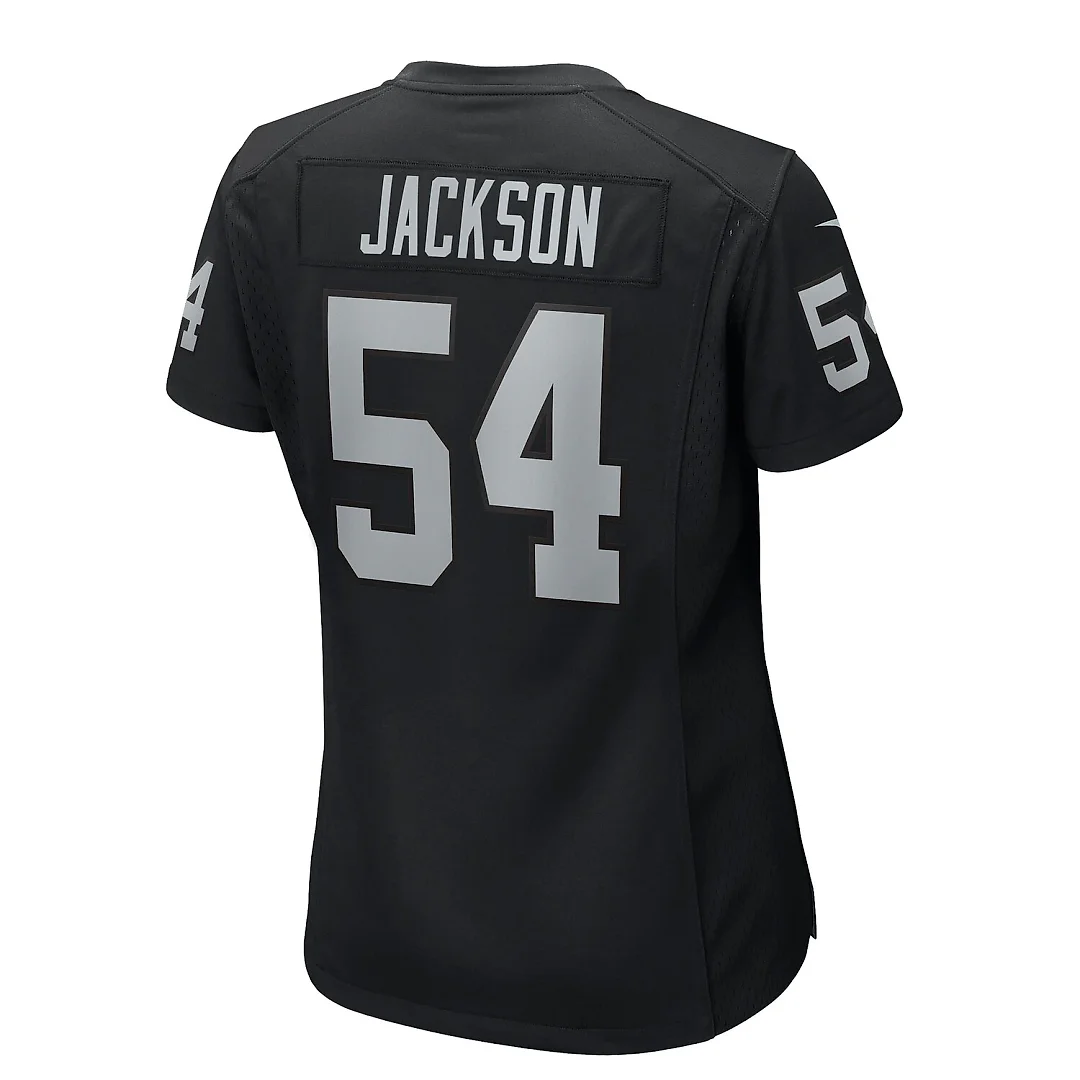 Zennovawear Brennan Jackson Las Vegas Raiders Women's Team Game Jersey - Black