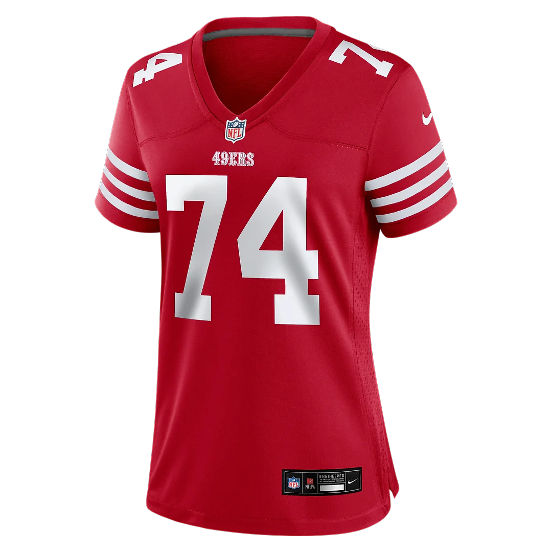 Zennovawear Brett Toth San Francisco 49ers Women's Team Game Jersey - Scarlet