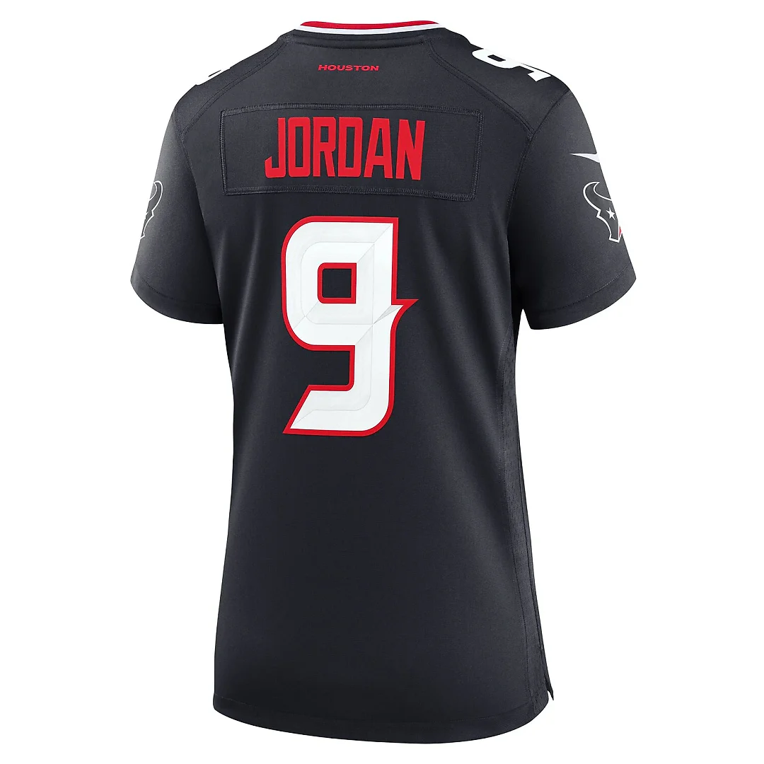 Zennovawear Brevin Jordan Houston Texans Women's Team Game Jersey - Navy