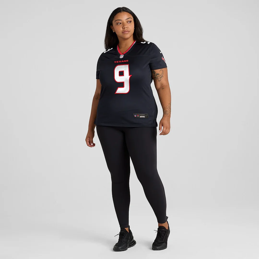 Zennovawear Brevin Jordan Houston Texans Women's Team Game Jersey - Navy